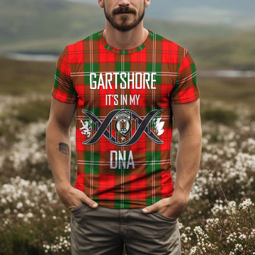 Gartshore Tartan T-Shirt with Family Crest DNA In Me Style Kid's Shirt - Tartan Vibes Clothing