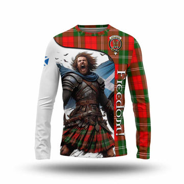 Gartshore Crest Tartan Long Sleeve T-Shirt Inspired by the Freedom of Scottish Warrior