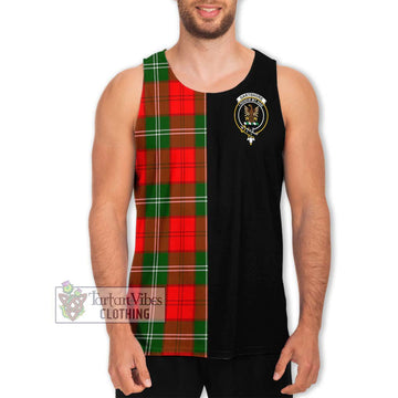 Gartshore Tartan Men's Tank Top with Family Crest and Half Of Me Style