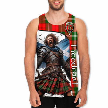 Gartshore Crest Tartan Men's Tank Top Inspired by the Freedom of Scottish Warrior