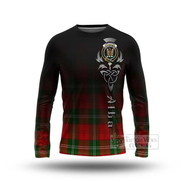 Gartshore Tartan Long Sleeve T-Shirt Featuring Alba Gu Brath Family Crest Celtic Inspired