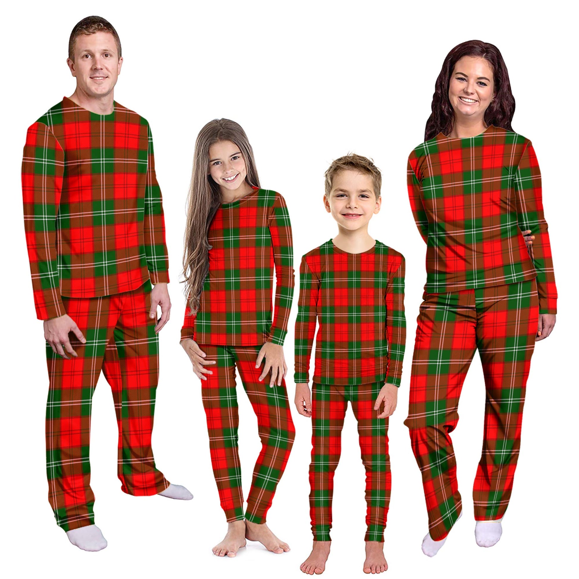 Gartshore Tartan Pajamas Family Set Kid - Tartan Vibes Clothing