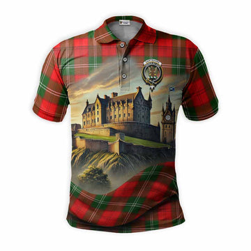 Gartshore Tartan Family Crest Polo Shirt with Scottish Ancient Castle Style Kid - Tartan Vibes Clothing