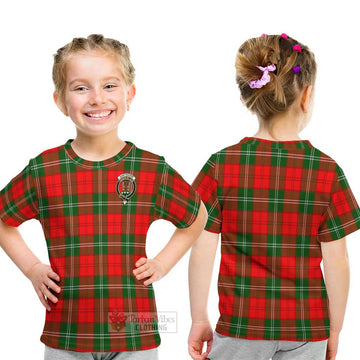 Gartshore Tartan Kid T-Shirt with Family Crest