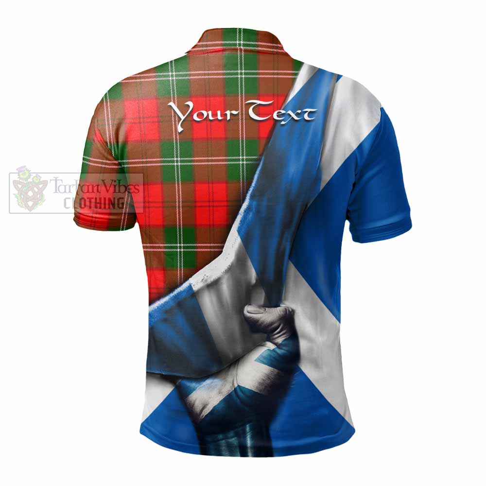 Tartan Vibes Clothing Gartshore Tartan Polo Shirt with Family Crest Scotland Patriotic Style