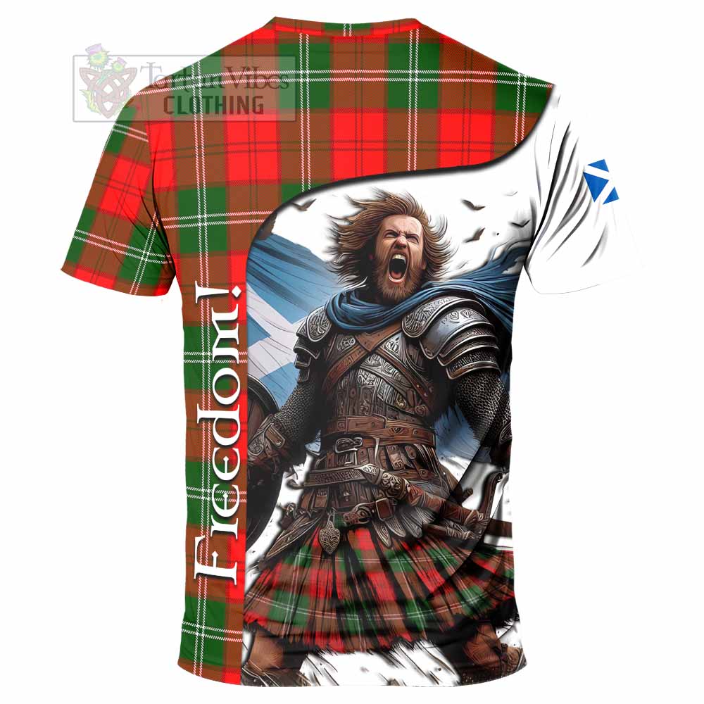 Gartshore Crest Tartan T-Shirt Inspired by the Freedom of Scottish Warrior