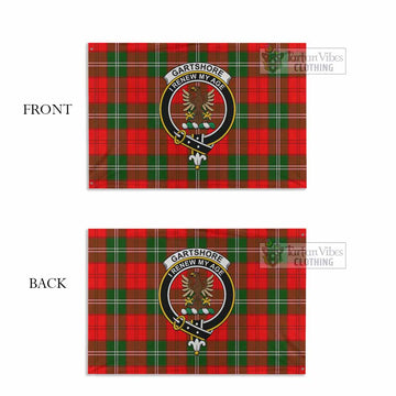 Gartshore Tartan House Flag with Family Crest