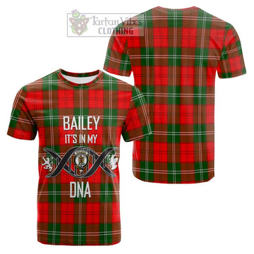 Gartshore Tartan Cotton T-shirt with Family Crest DNA In Me Style