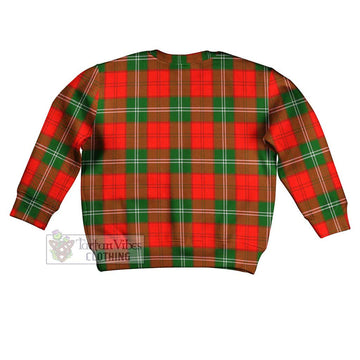 Gartshore Tartan Kid Ugly Sweater with Family Crest