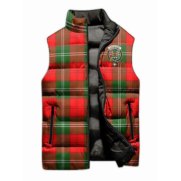 Gartshore Tartan Sleeveless Puffer Jacket with Family Crest