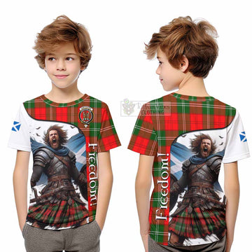 Gartshore Crest Tartan Kid T-Shirt Inspired by the Freedom of Scottish Warrior