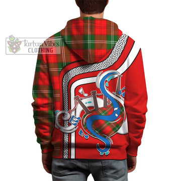 Gartshore Tartan Hoodie with Epic Bagpipe Style