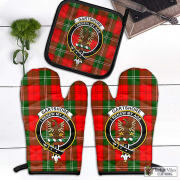 Gartshore Tartan Combo Oven Mitt & Pot-Holder with Family Crest