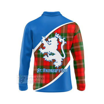 Gartshore Family Crest Tartan Long Sleeve Polo Shirt Celebrate Saint Andrew's Day in Style