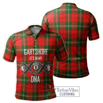 Gartshore Tartan Polo Shirt with Family Crest DNA In Me Style