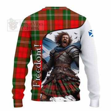 Gartshore Crest Tartan Knitted Sweater Inspired by the Freedom of Scottish Warrior