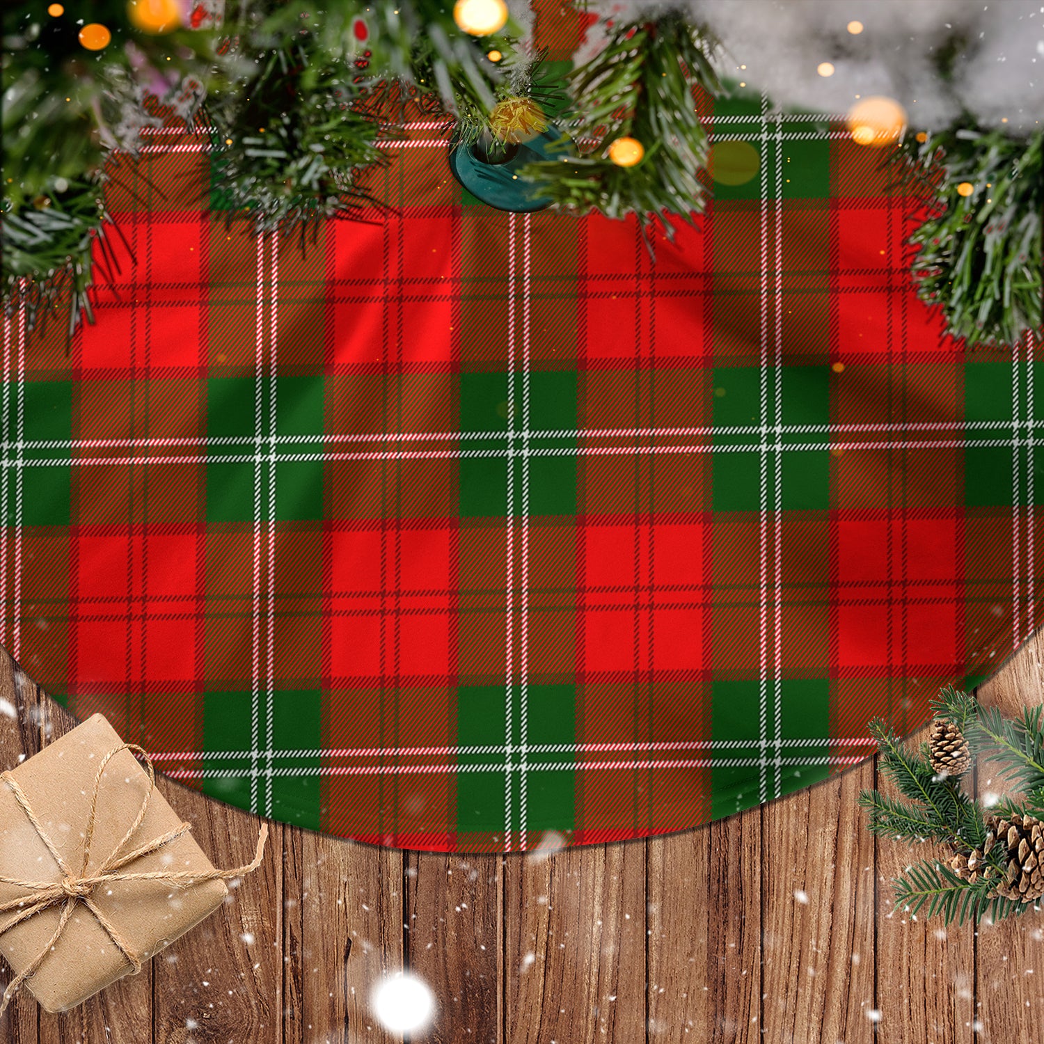 Gartshore Tartan Christmas Tree Skirt - Tartanvibesclothing