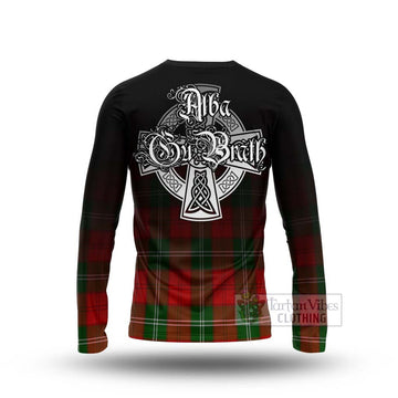 Gartshore Tartan Long Sleeve T-Shirt Featuring Alba Gu Brath Family Crest Celtic Inspired