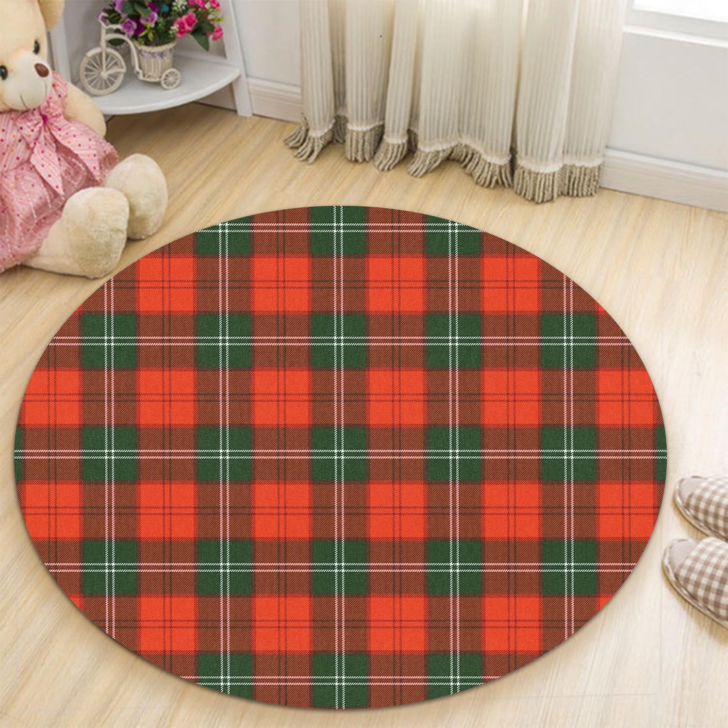 gartshore-tartan-round-rug