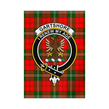 Gartshore Tartan Garden Flag with Family Crest - Tartan Vibes Clothing