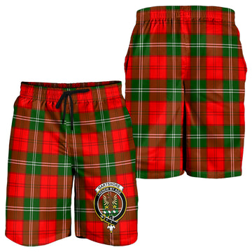 Gartshore Tartan Mens Shorts with Family Crest