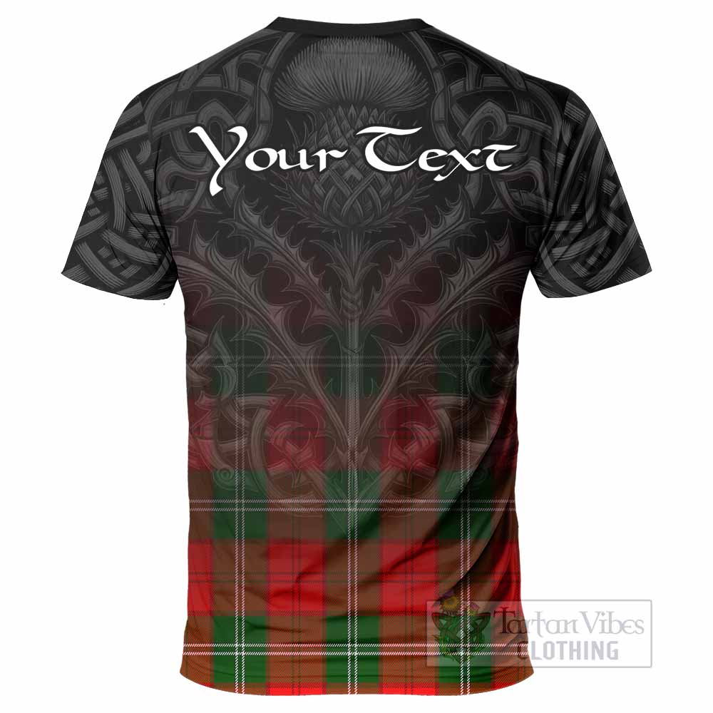 Tartan Vibes Clothing Gartshore Tartan T-Shirt with Family Crest Celtic Thistle Vibes