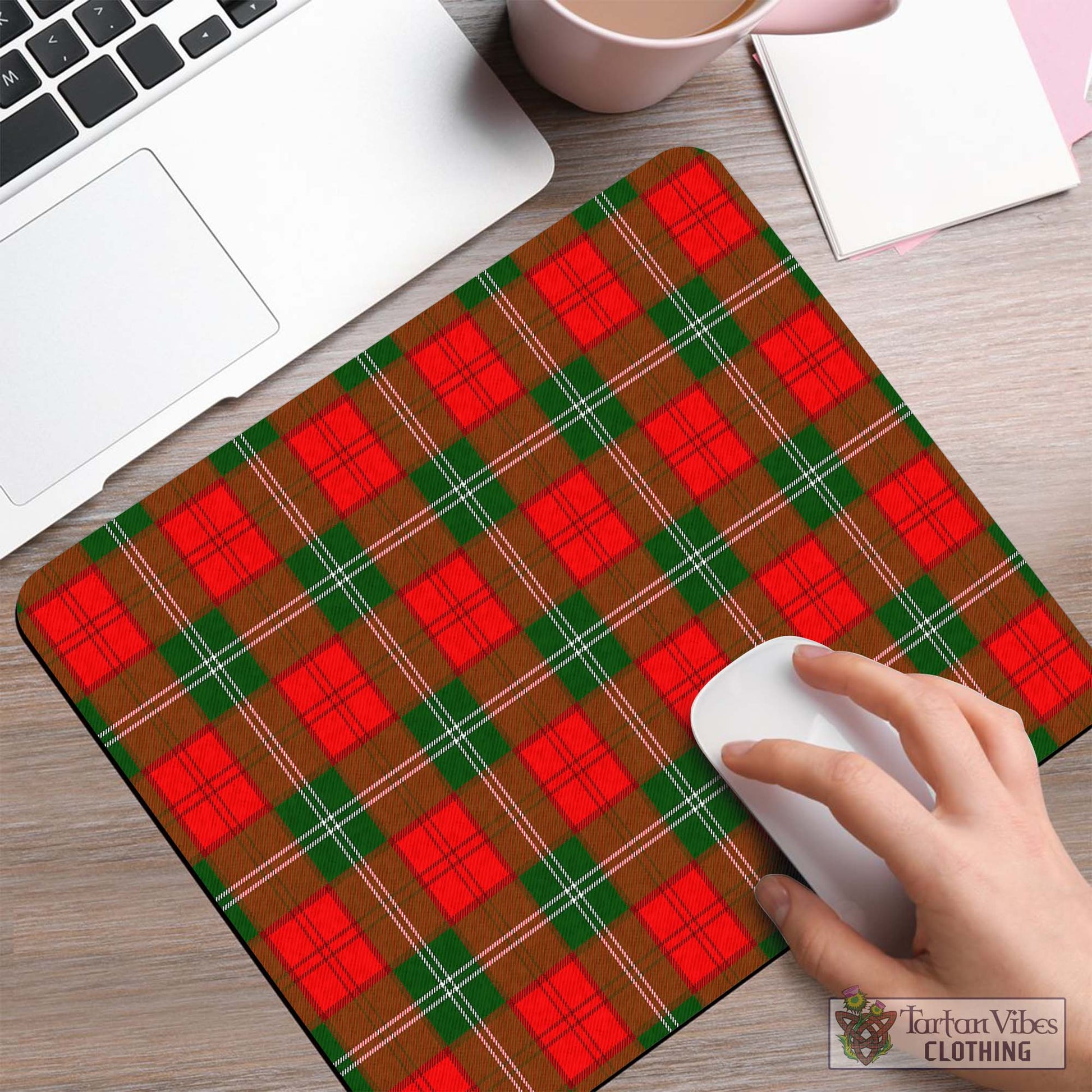 Tartan Vibes Clothing Gartshore Tartan Mouse Pad