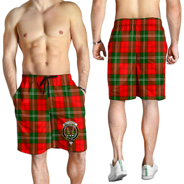 Gartshore Tartan Mens Shorts with Family Crest