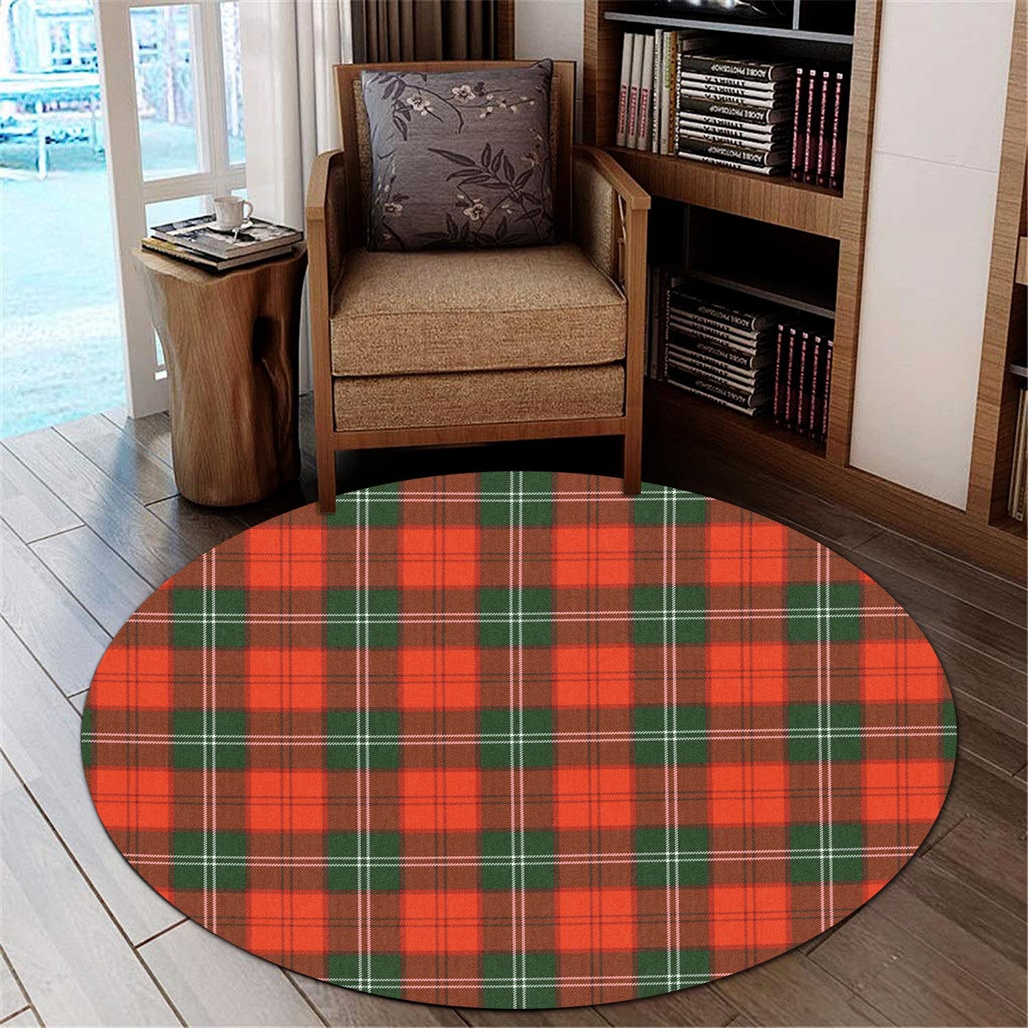 gartshore-tartan-round-rug