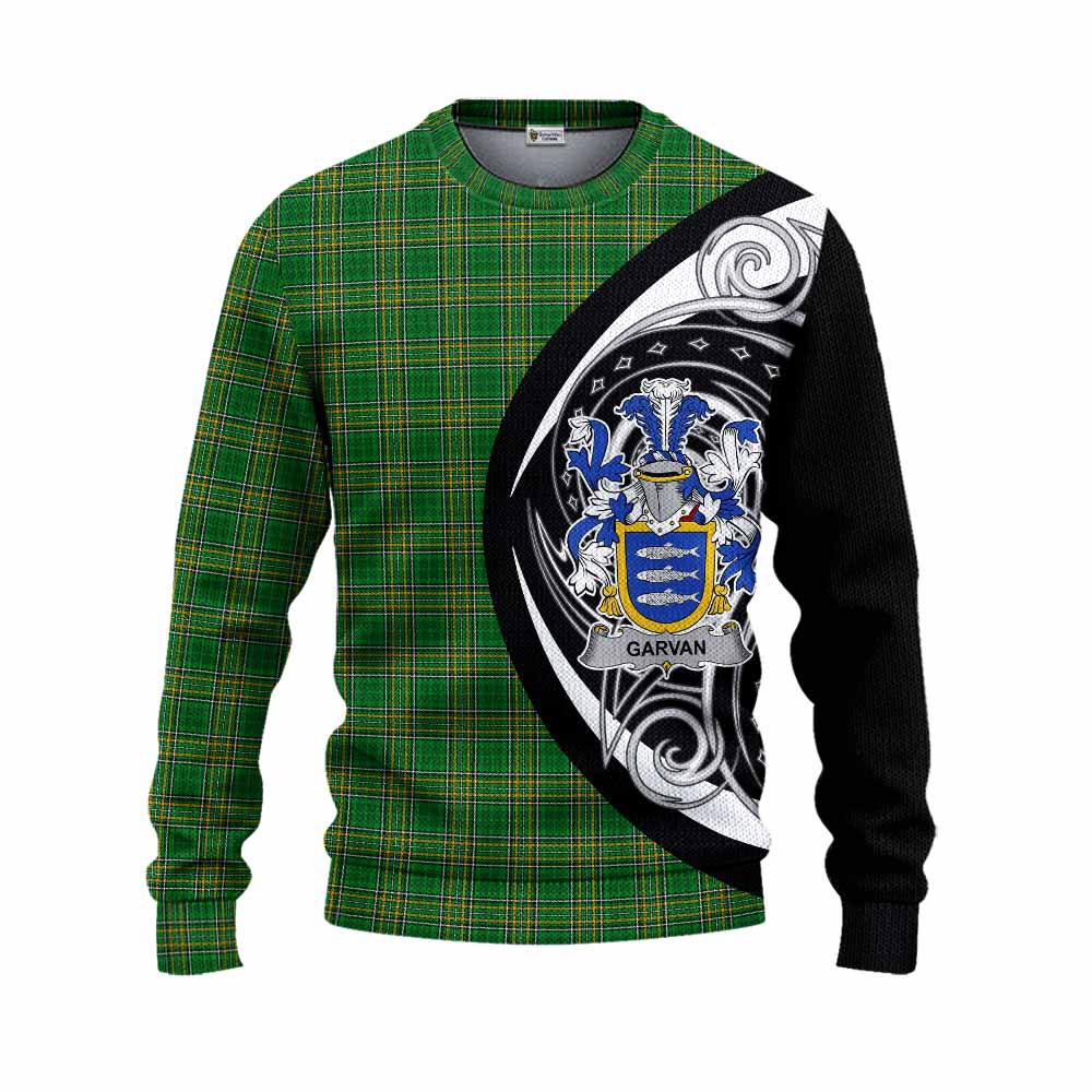 Garvan Irish Clan Knitted Sweater Celtic Circle Style Unisex - Tartan Vibes Clothing