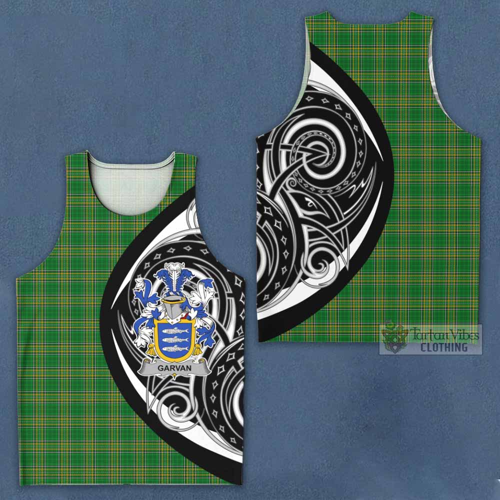 Garvan Irish Clan Men's Tank Top Celtic Circle Style - Tartan Vibes Clothing