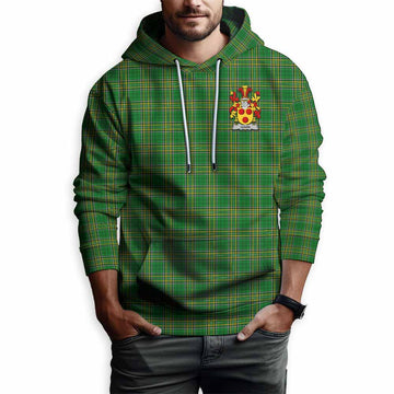 Gavin Irish Clan Tartan Hoodie with Coat of Arms