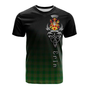 Gavin Irish Clan Cotton T-shirt with Coat of Arms Erin Go Bragh Celtic Inspired Kid's Shirt - Tartan Vibes Clothing