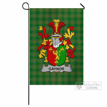 Gaynor Irish Clan Tartan Flag with Coat of Arms