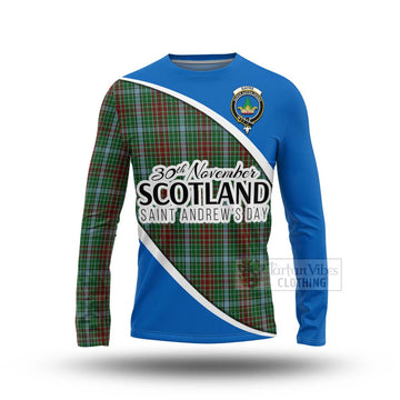 Gayre Family Crest Tartan Long Sleeve T-Shirt Celebrate Saint Andrew's Day in Style