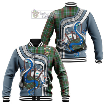 Gayre Tartan Baseball Jacket with Epic Bagpipe Style