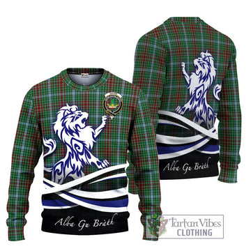 Gayre Tartan Ugly Sweater with Alba Gu Brath Regal Lion Emblem