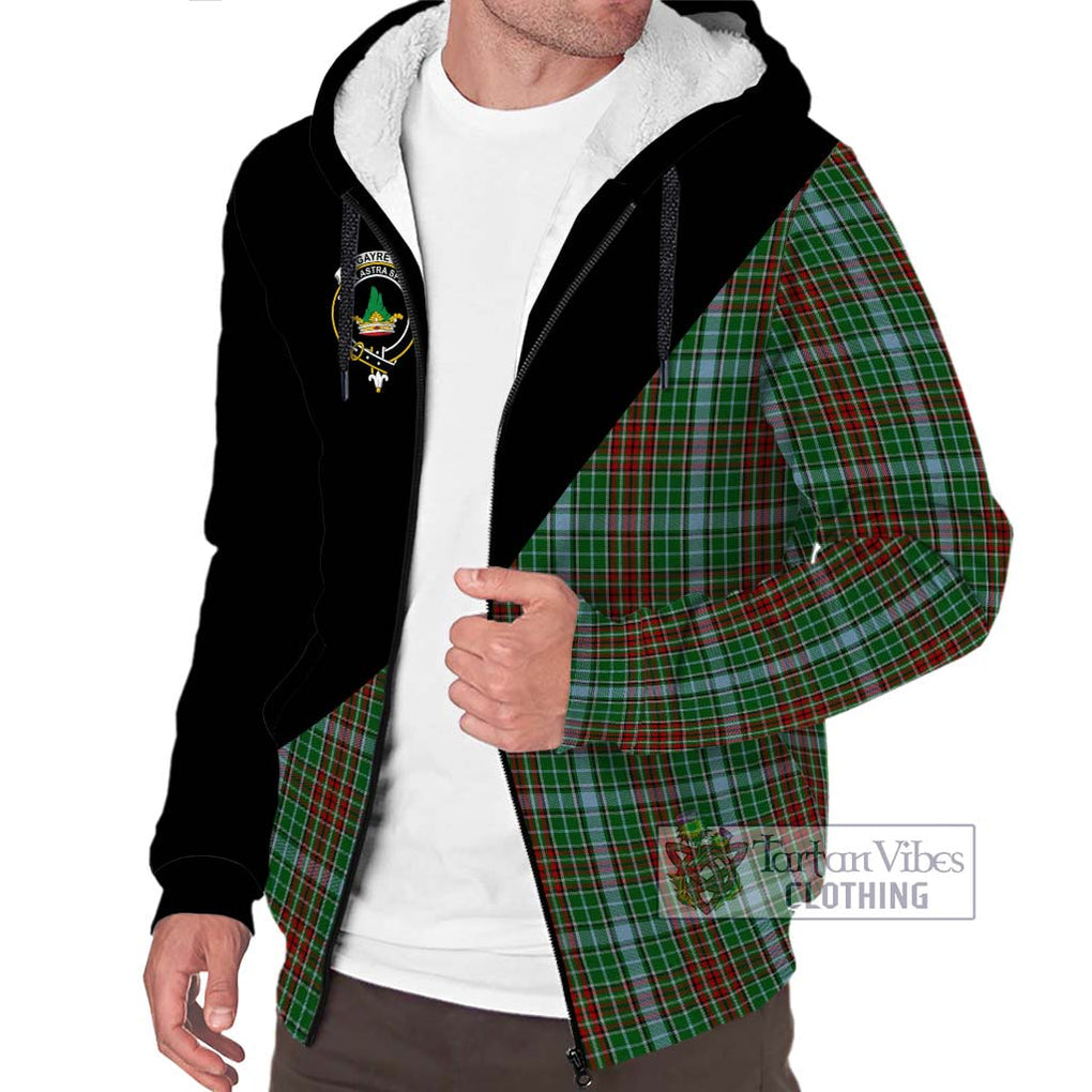 Gayre Tartan Sherpa Hoodie with Family Crest and Military Logo Style Unisex S - Tartanvibesclothing Shop