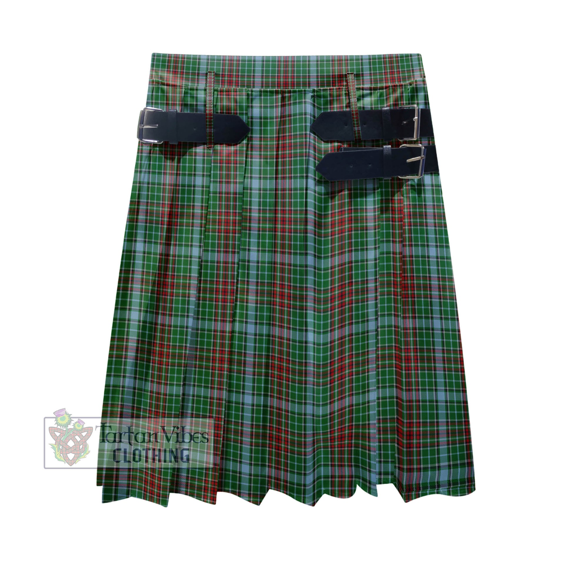 Tartan Vibes Clothing Gayre Tartan Men's Pleated Skirt - Fashion Casual Retro Scottish Style