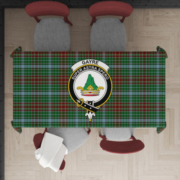 Gayre Tartan Tablecloth with Family Crest