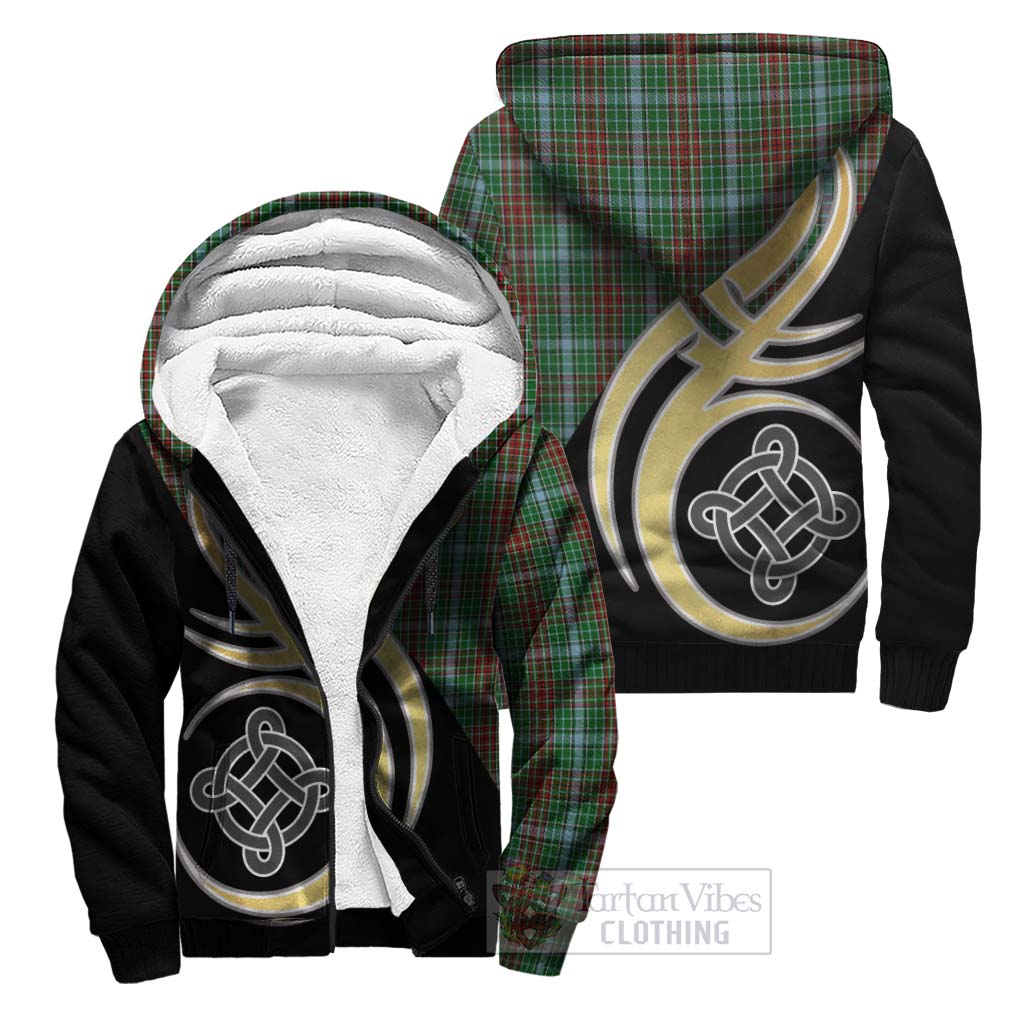 Gayre Tartan Sherpa Hoodie with Family Crest and Celtic Symbol Style Unisex S - Tartan Vibes Clothing