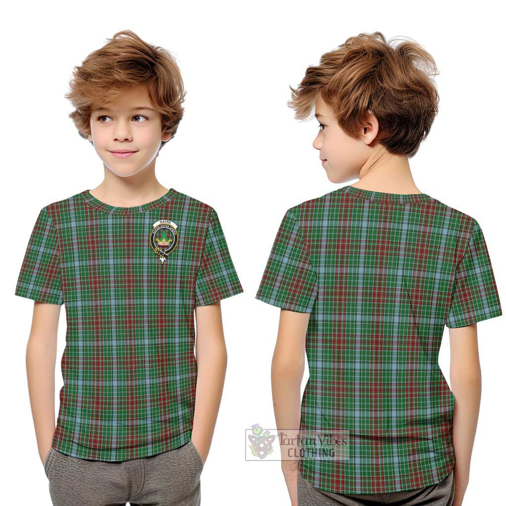 Gayre Tartan Kid T-Shirt with Family Crest Youth XL Size14 - Tartanvibesclothing Shop