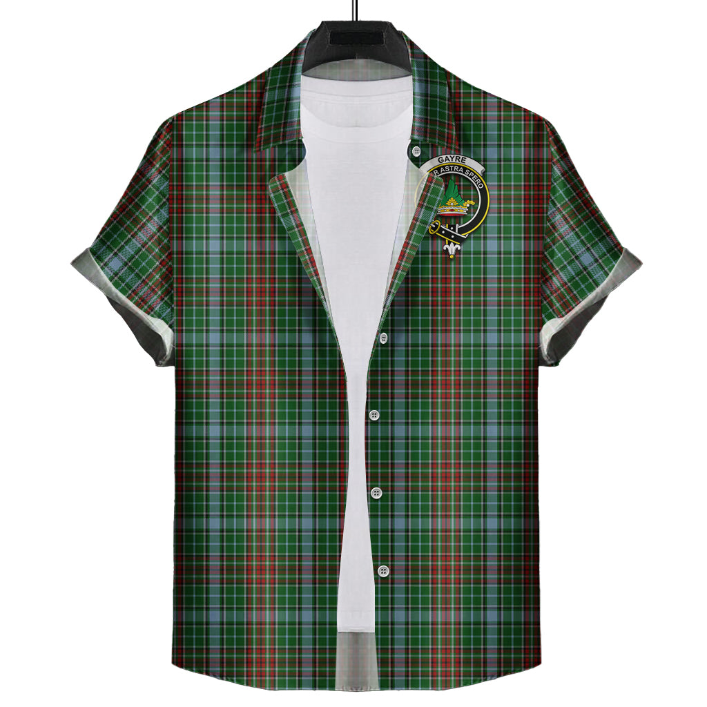 gayre-tartan-short-sleeve-button-down-shirt-with-family-crest