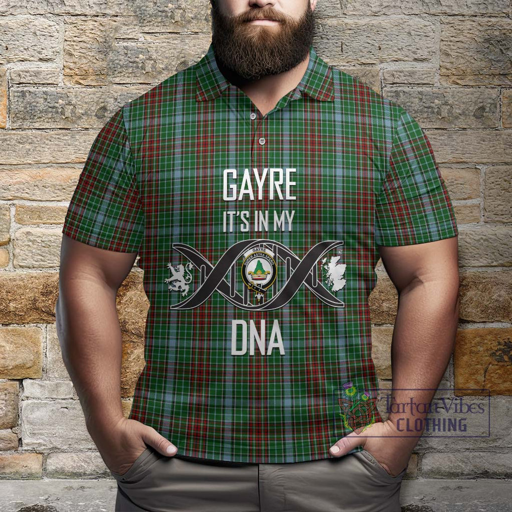 Gayre Tartan Polo Shirt with Family Crest DNA In Me Style Kid - Tartanvibesclothing Shop