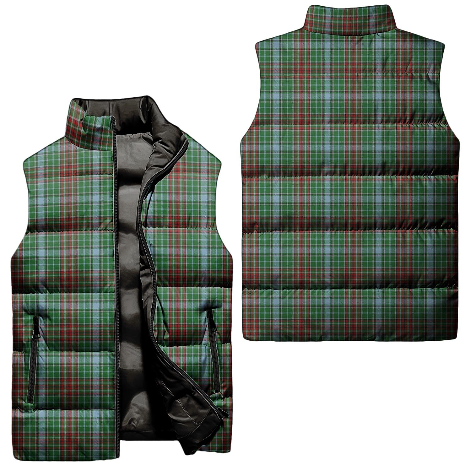 Gayre Tartan Sleeveless Puffer Jacket Unisex - Tartanvibesclothing