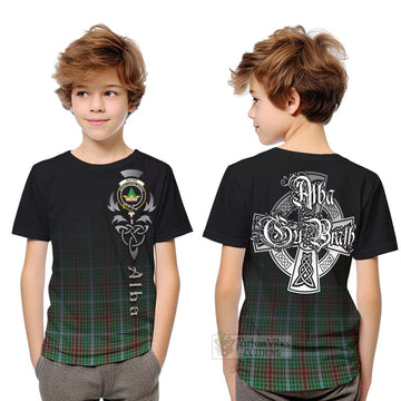 Gayre Tartan Kid T-Shirt Featuring Alba Gu Brath Family Crest Celtic Inspired