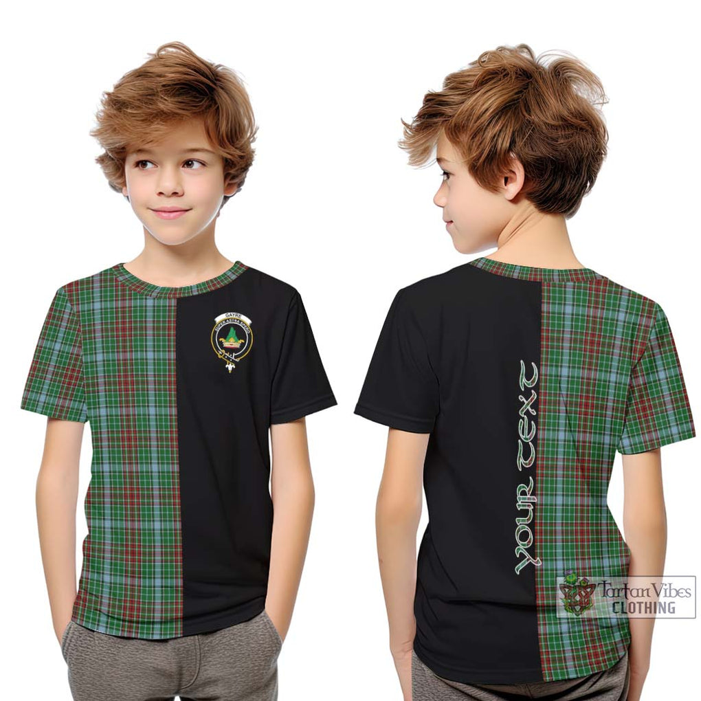 Gayre Tartan Kid T-Shirt with Family Crest and Half Of Me Style Youth XL Size14 - Tartanvibesclothing Shop