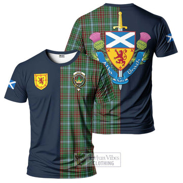 Gayre Tartan T-Shirt Alba with Scottish Lion Royal Arm Half Style