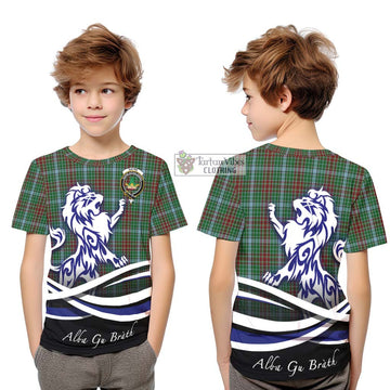 Gayre Tartan Kid T-Shirt with Alba Gu Brath Regal Lion Emblem