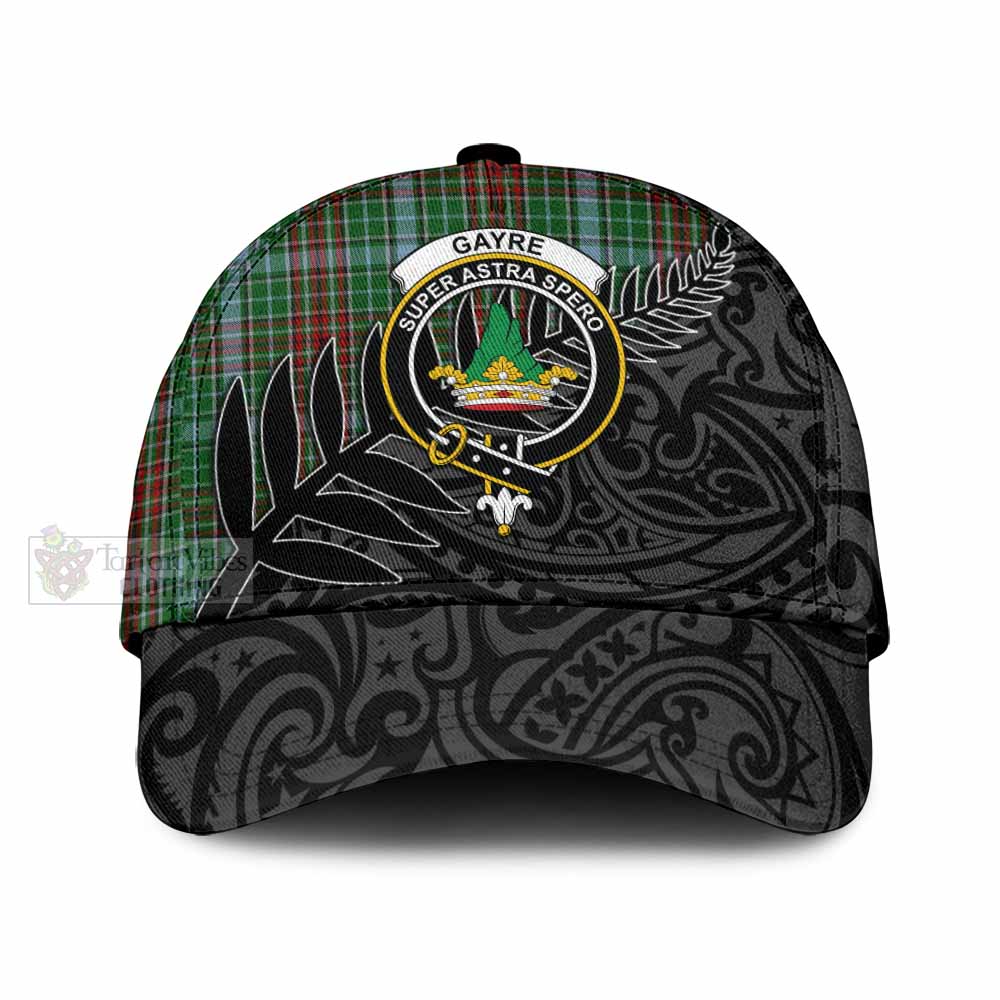 Tartan Vibes Clothing Gayre Tartan Classic Cap with New Zealand Silver Fern Half Style